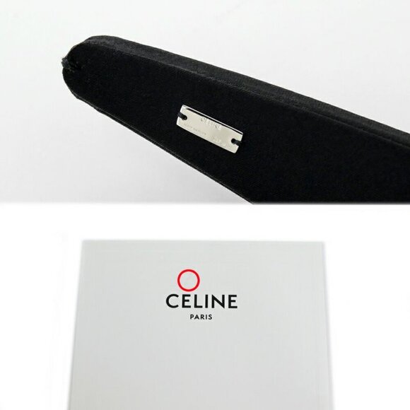 Celine Triomphe Headband Black Hair main image 8
